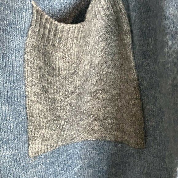 Primark Women's Open Front Color Block Cardigan Front Pockets Size XL (14-16) - Picture 5 of 8